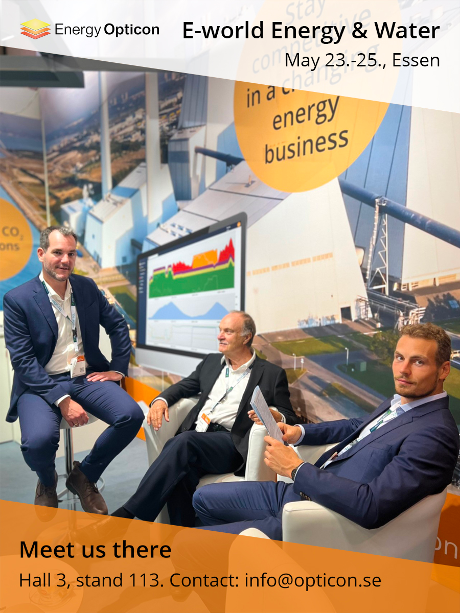 May 23-25, 2023: Energy Opticon participates at E-world Energy & Water in Essen
